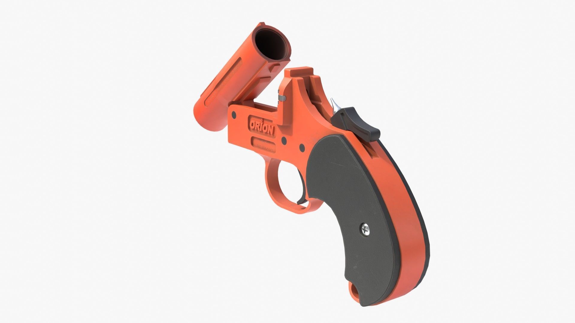 Flare gun Orion Low-poly 3D model_11