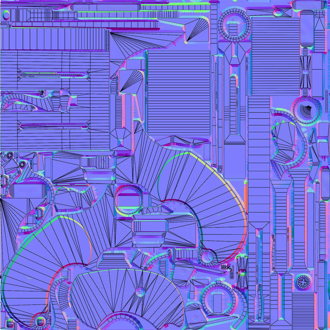 Flare gun Orion Low-poly 3D model_23