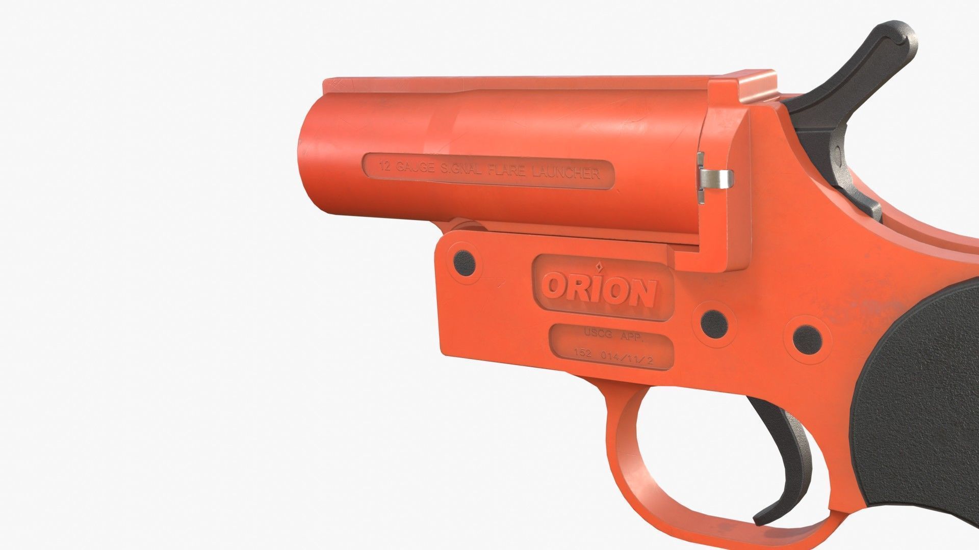 Flare gun Orion Low-poly 3D model_8