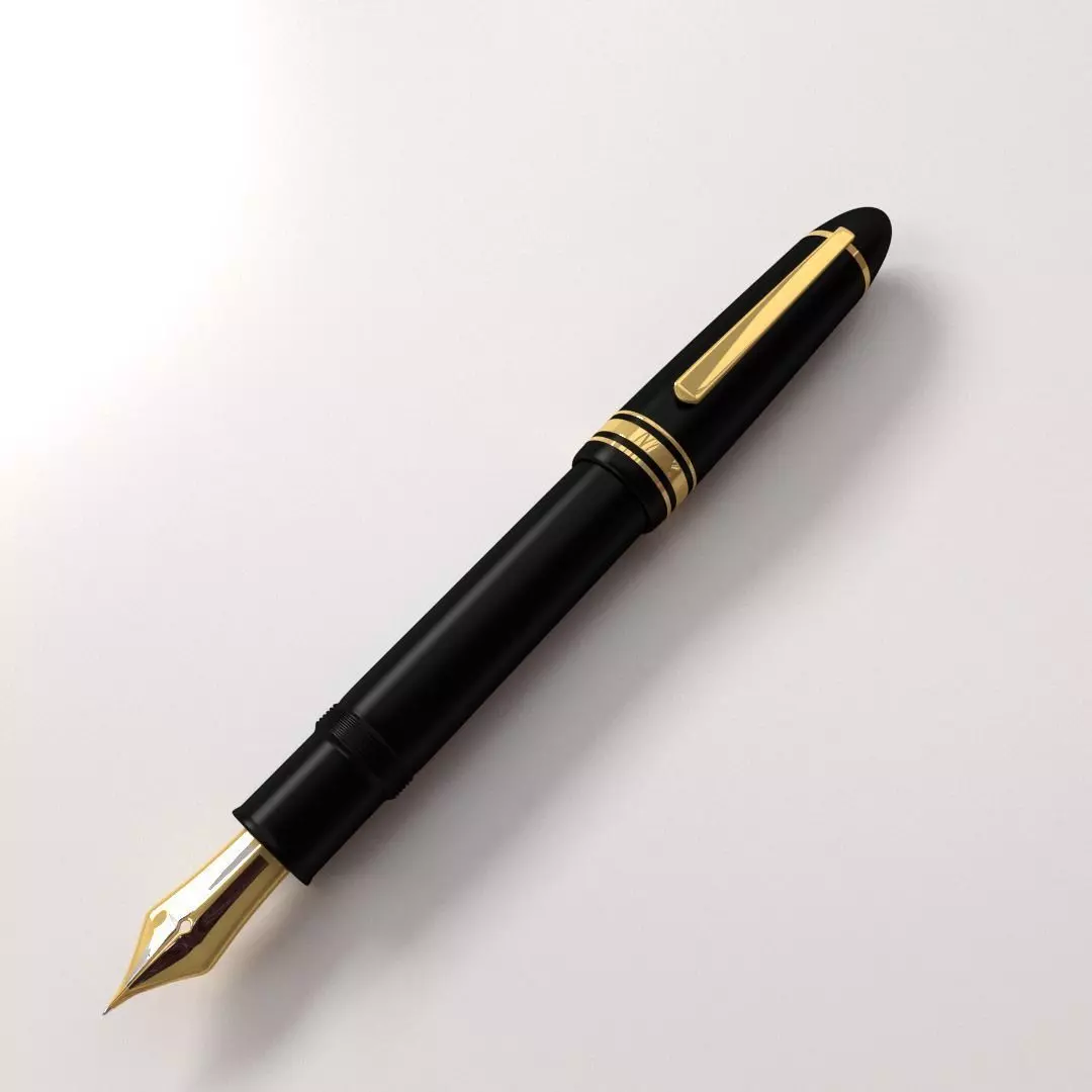 Fountain Pen 3D model_0