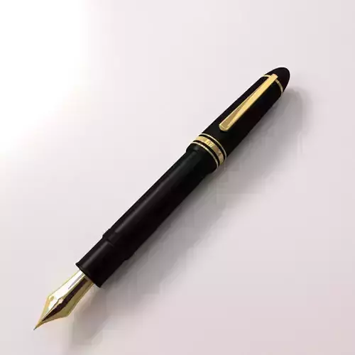 Fountain Pen 3D model