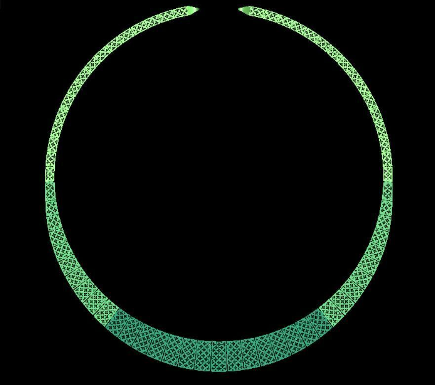 wedding set for gold 3D print model_6