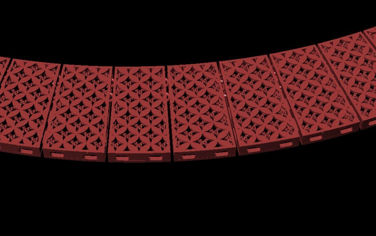 wedding set for gold 3D print model_2