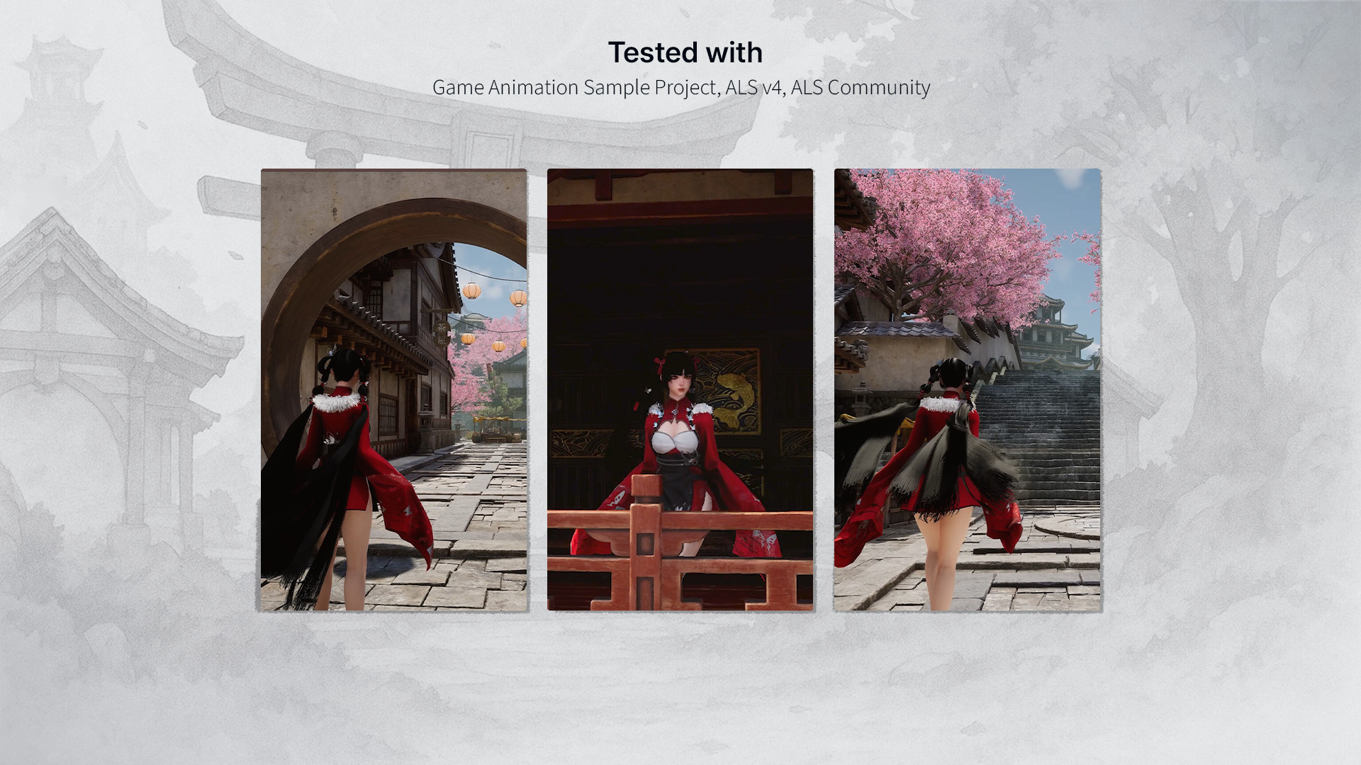 Xiao Jue Asian Girl - Game Ready Low-poly 3D model_17