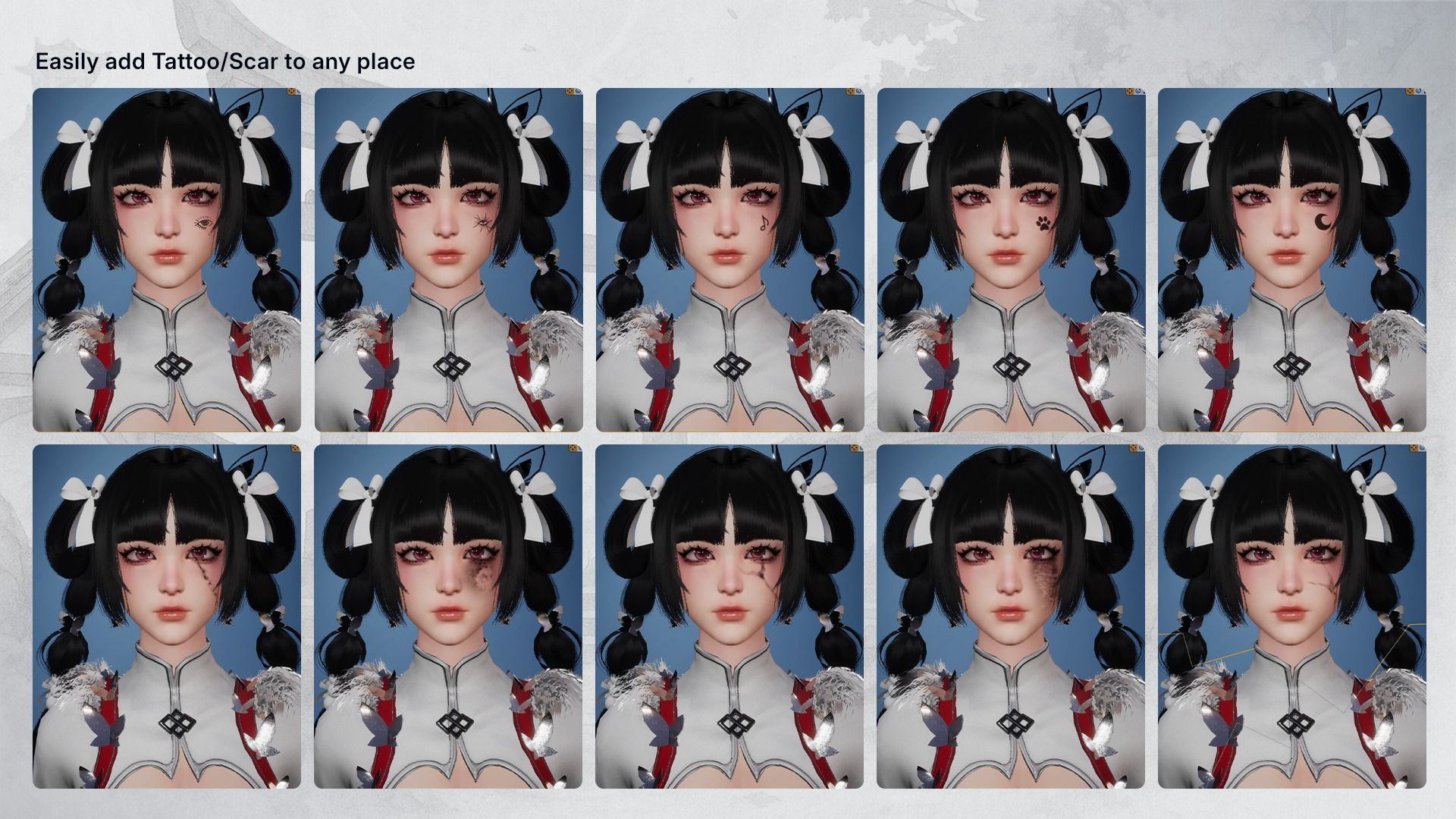 Xiao Jue Asian Girl - Game Ready Low-poly 3D model_12