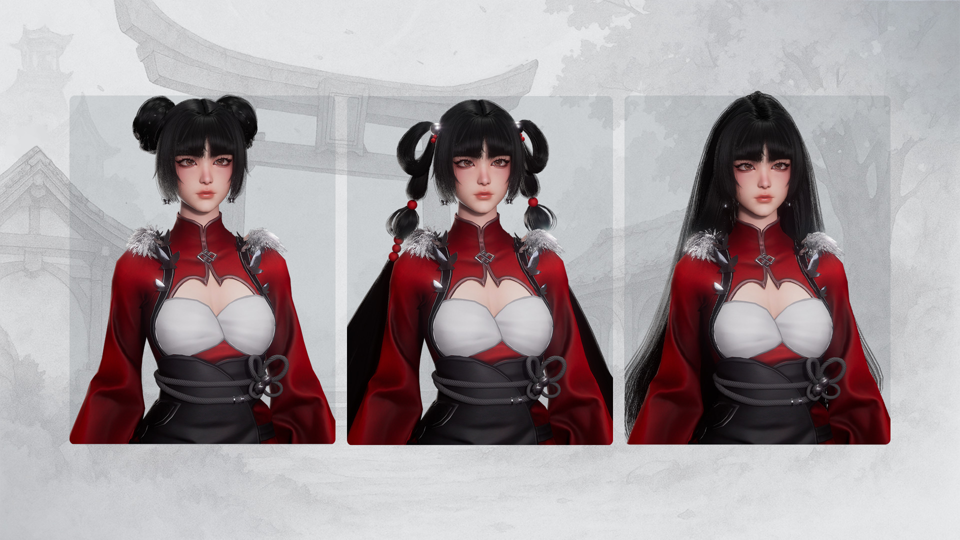 Xiao Jue Asian Girl - Game Ready Low-poly 3D model_10