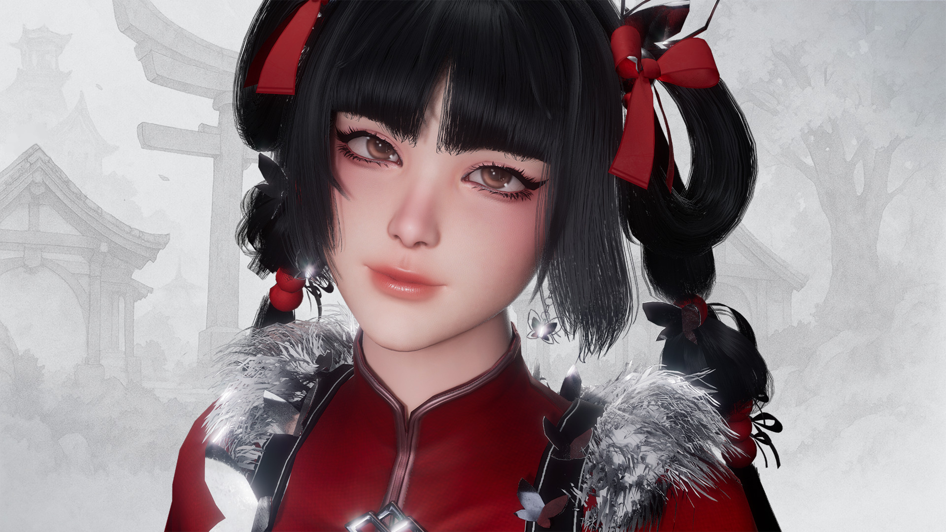 Xiao Jue Asian Girl - Game Ready Low-poly 3D model_4