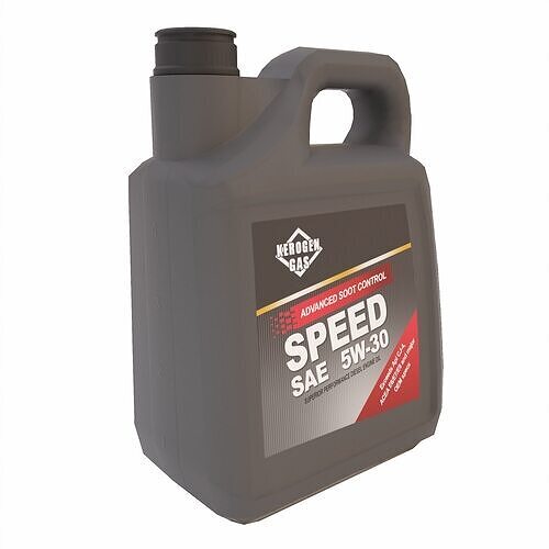 Engine oil Can  Low-poly 3D model 3