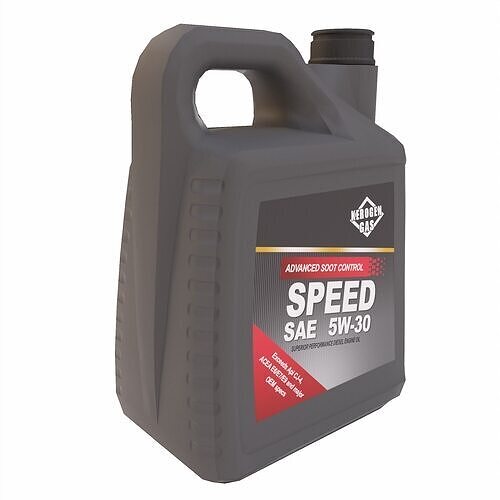 Engine oil Can  Low-poly 3D model 5