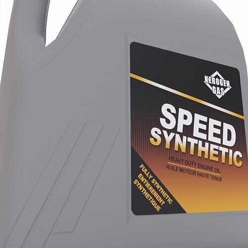Engine Oil Can  Low-poly 3D model 7