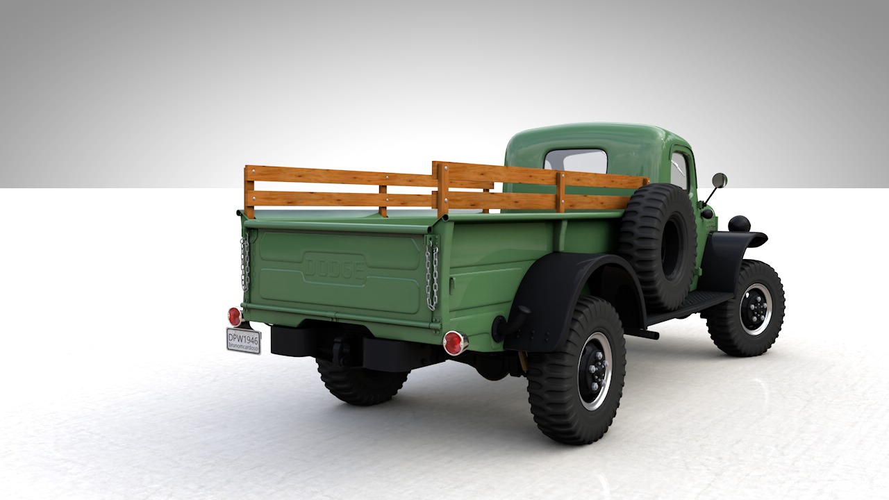 Dodge Power Wagon 3D Model Collection_4
