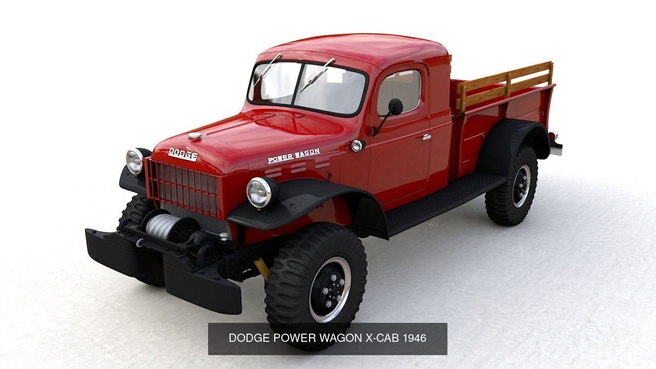 Dodge Power Wagon 3D Model Collection_17