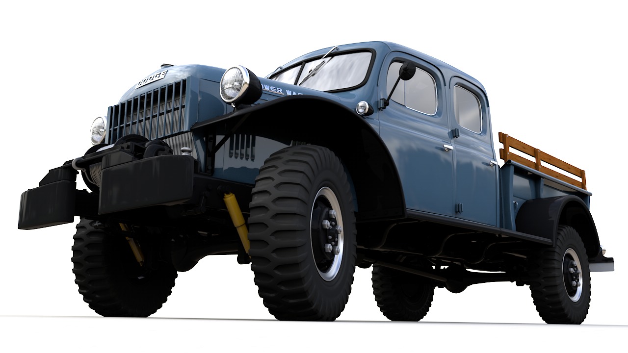 Dodge Power Wagon 3D Model Collection_15