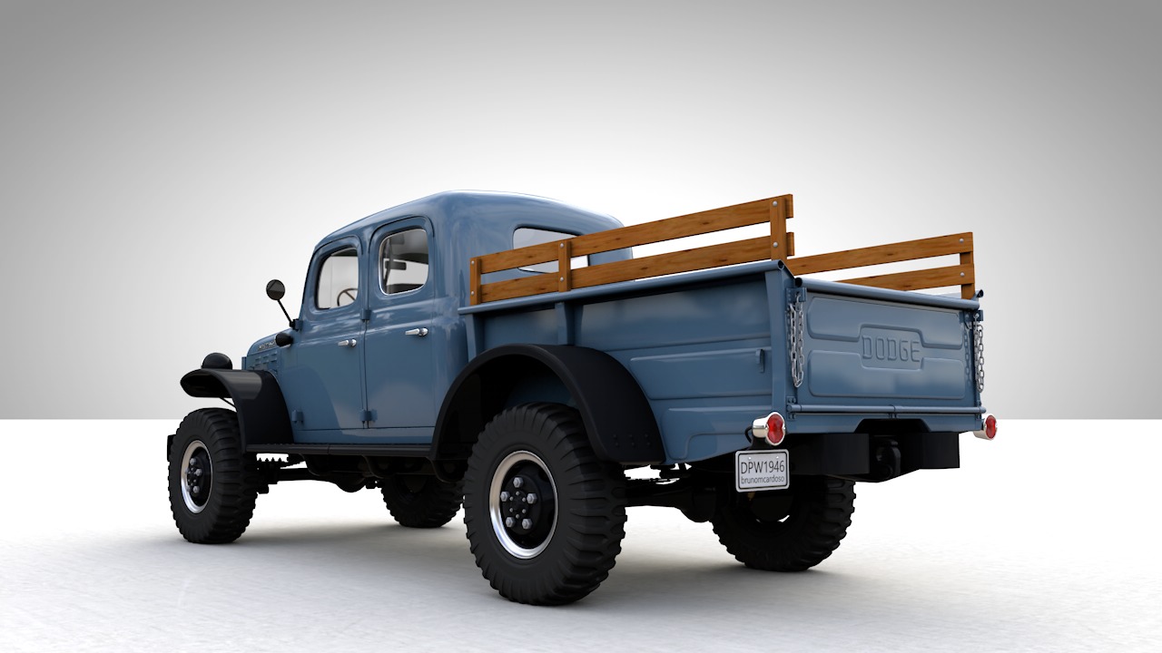 Dodge Power Wagon 3D Model Collection_14