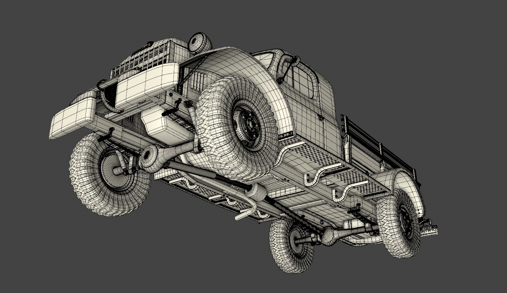 Dodge Power Wagon 3D Model Collection_24