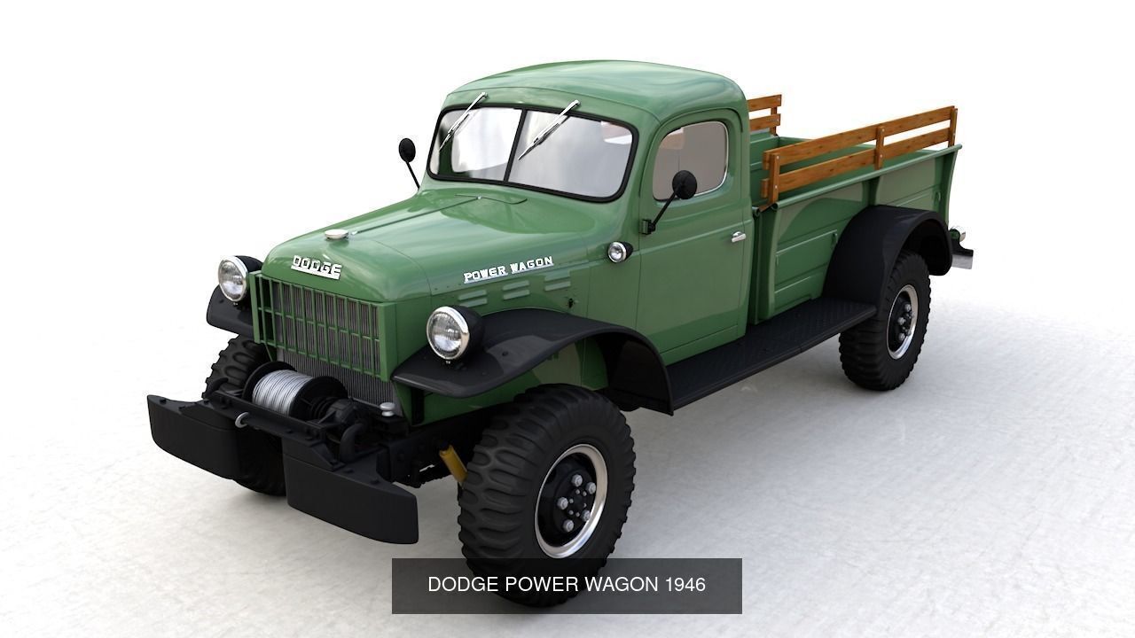 Dodge Power Wagon 3D Model Collection_1
