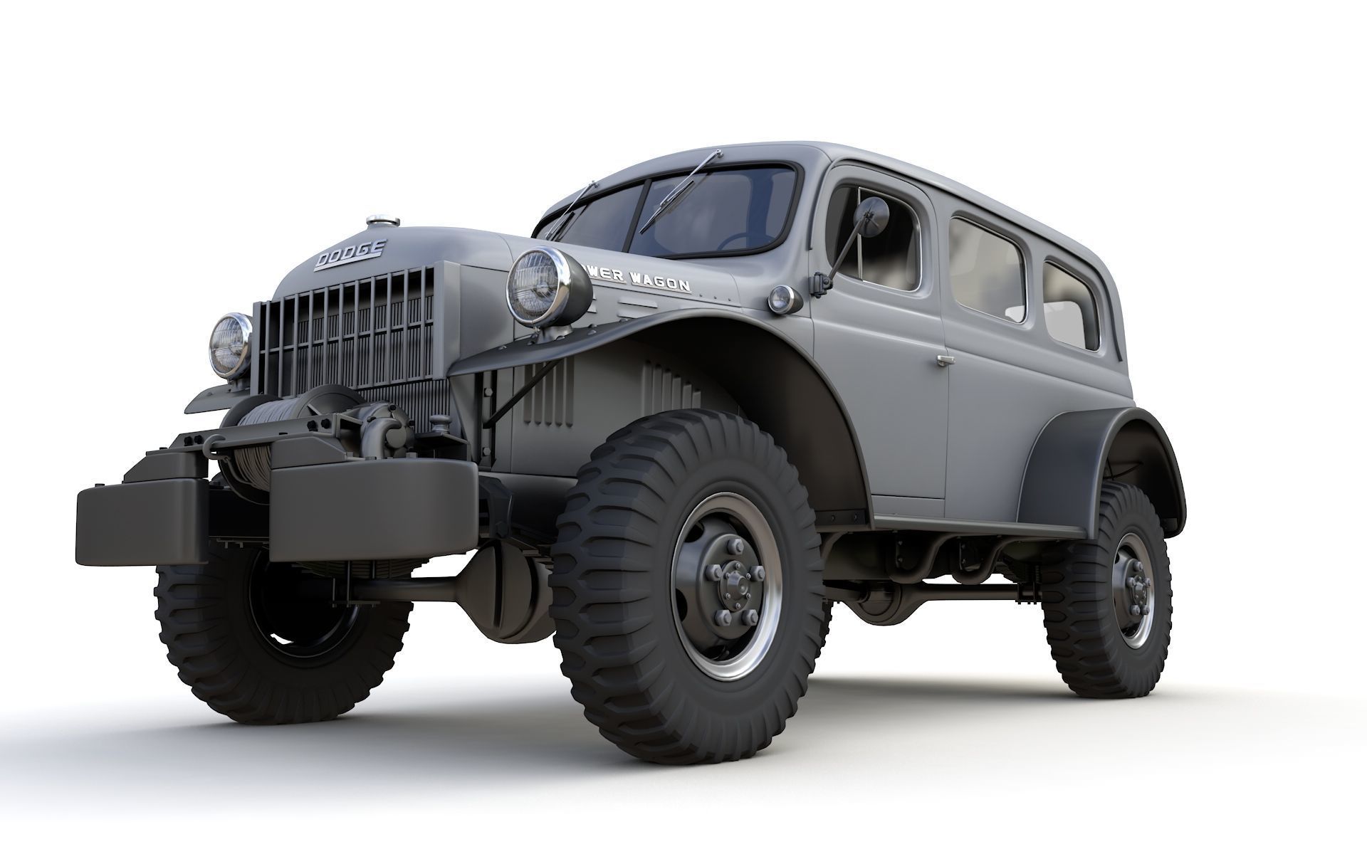 Dodge Power Wagon 3D Model Collection_8