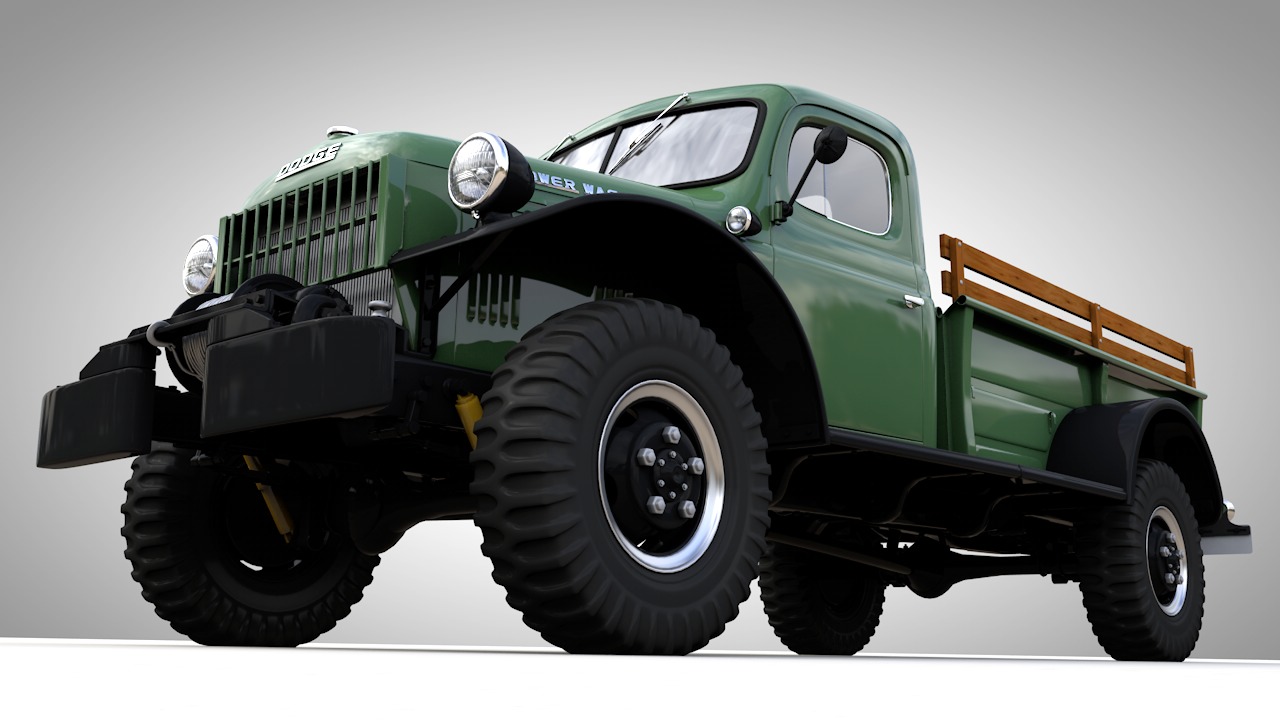 Dodge Power Wagon 3D Model Collection_3