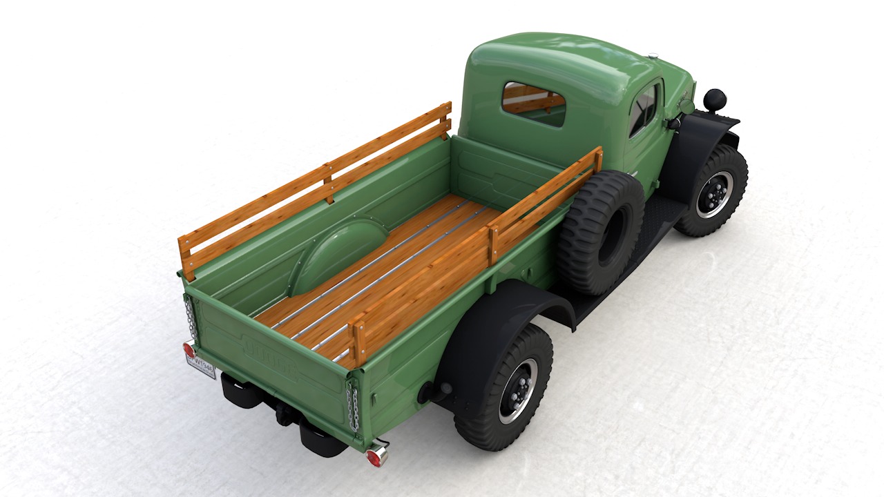 Dodge Power Wagon 3D Model Collection_5