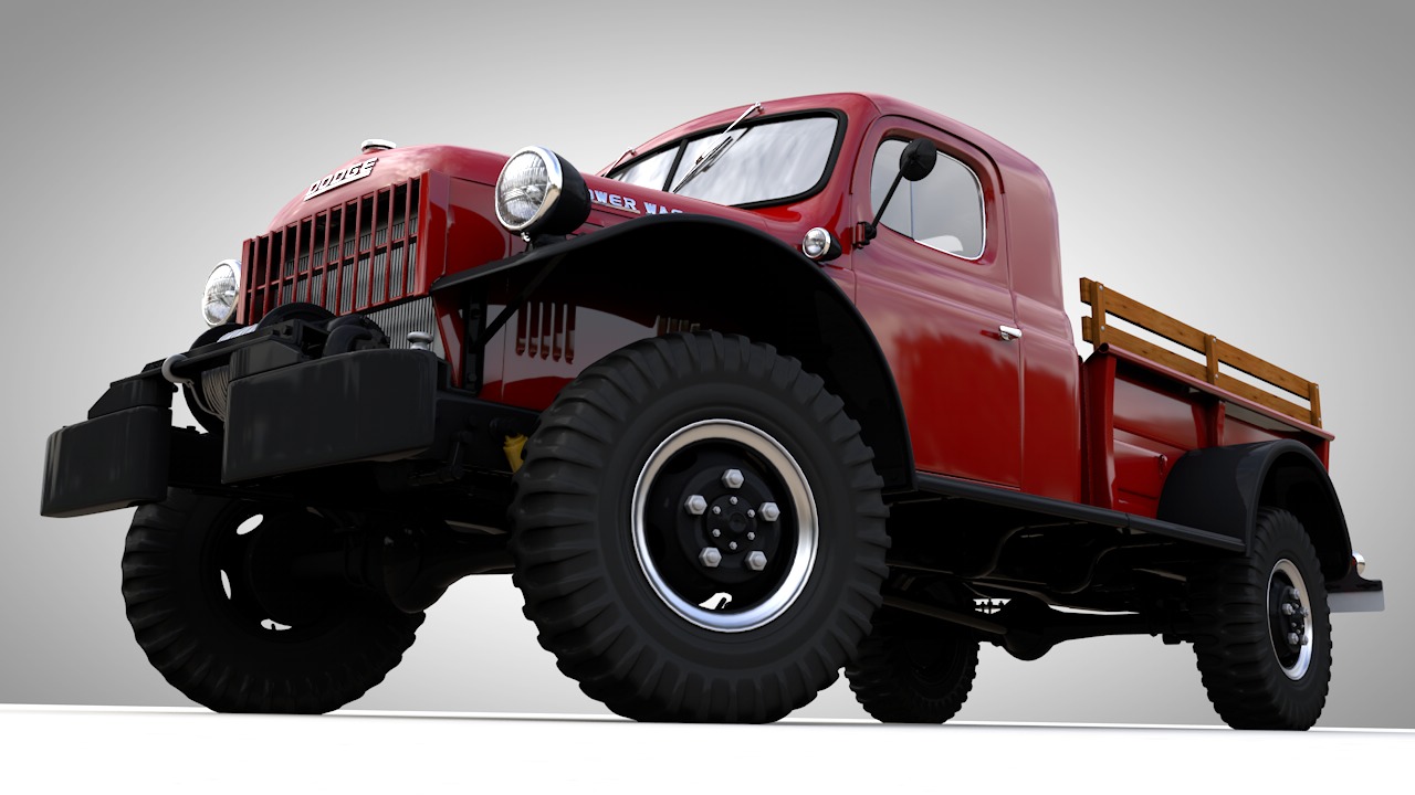 Dodge Power Wagon 3D Model Collection_19