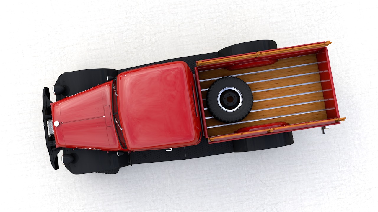 Dodge Power Wagon 3D Model Collection_21