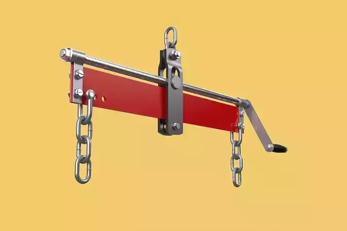 ENGINE HOIST LIFT CRANE BALANCER ENGINE LOAD LEVELER CHAINS HOOK