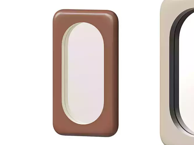 Bezel Mirror 3D model Bezel Mirror 3D model