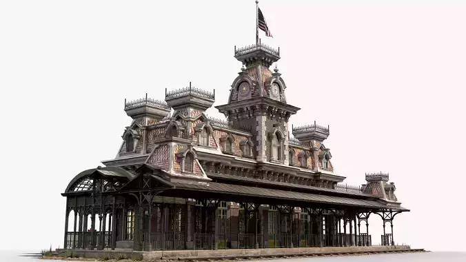 Old Abandoned Railroad Station