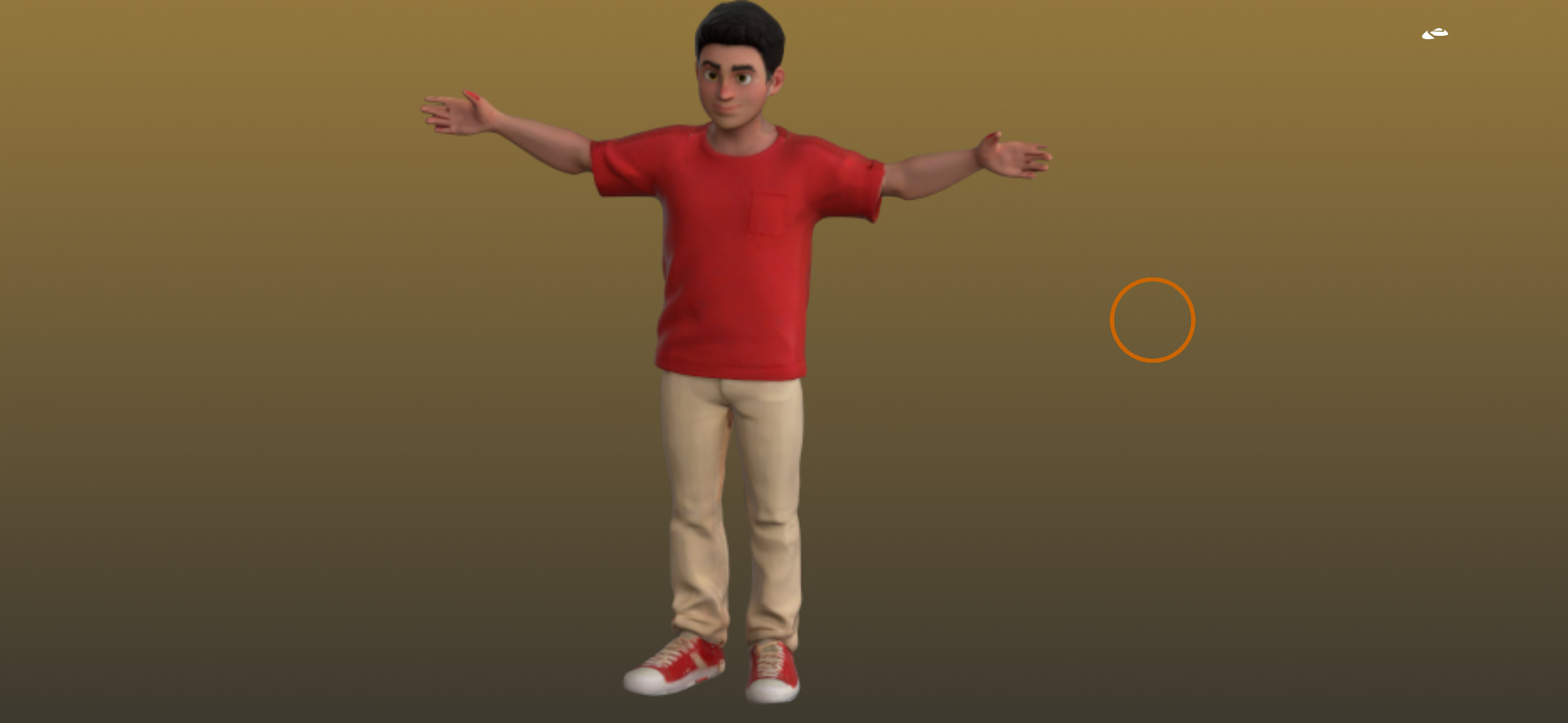 Friendly Character rigging ready 3D model_5