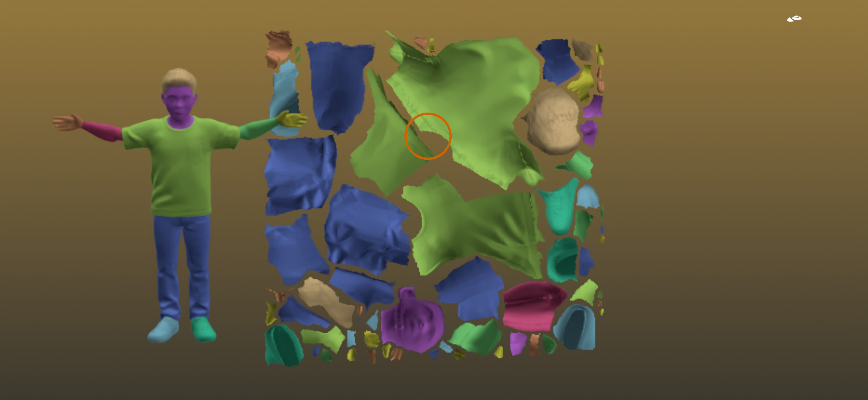 Friendly Character rigging ready 3D model_1