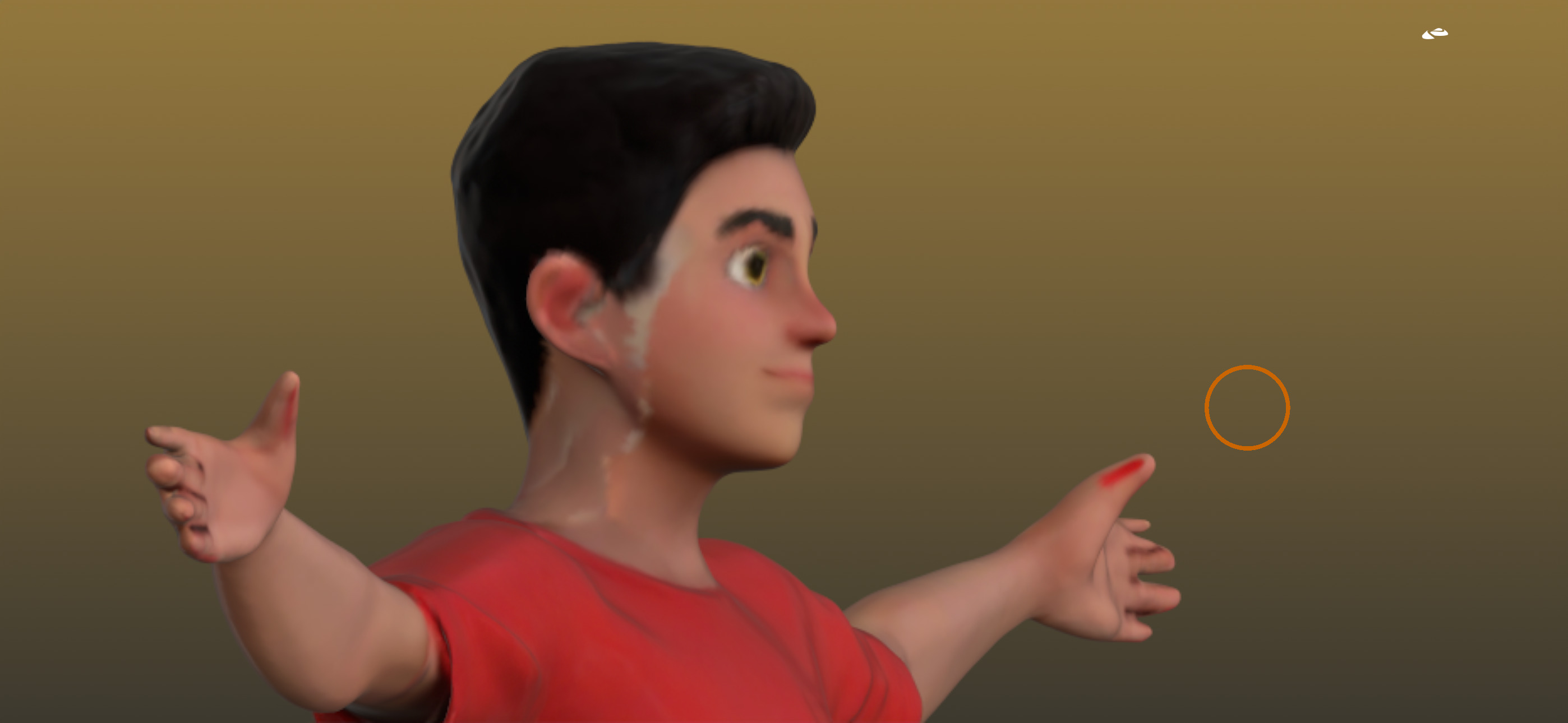 Friendly Character rigging ready 3D model_8