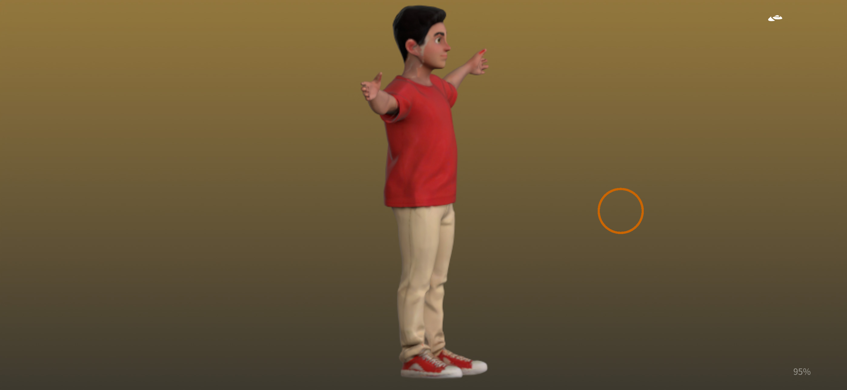 Friendly Character rigging ready 3D model_2