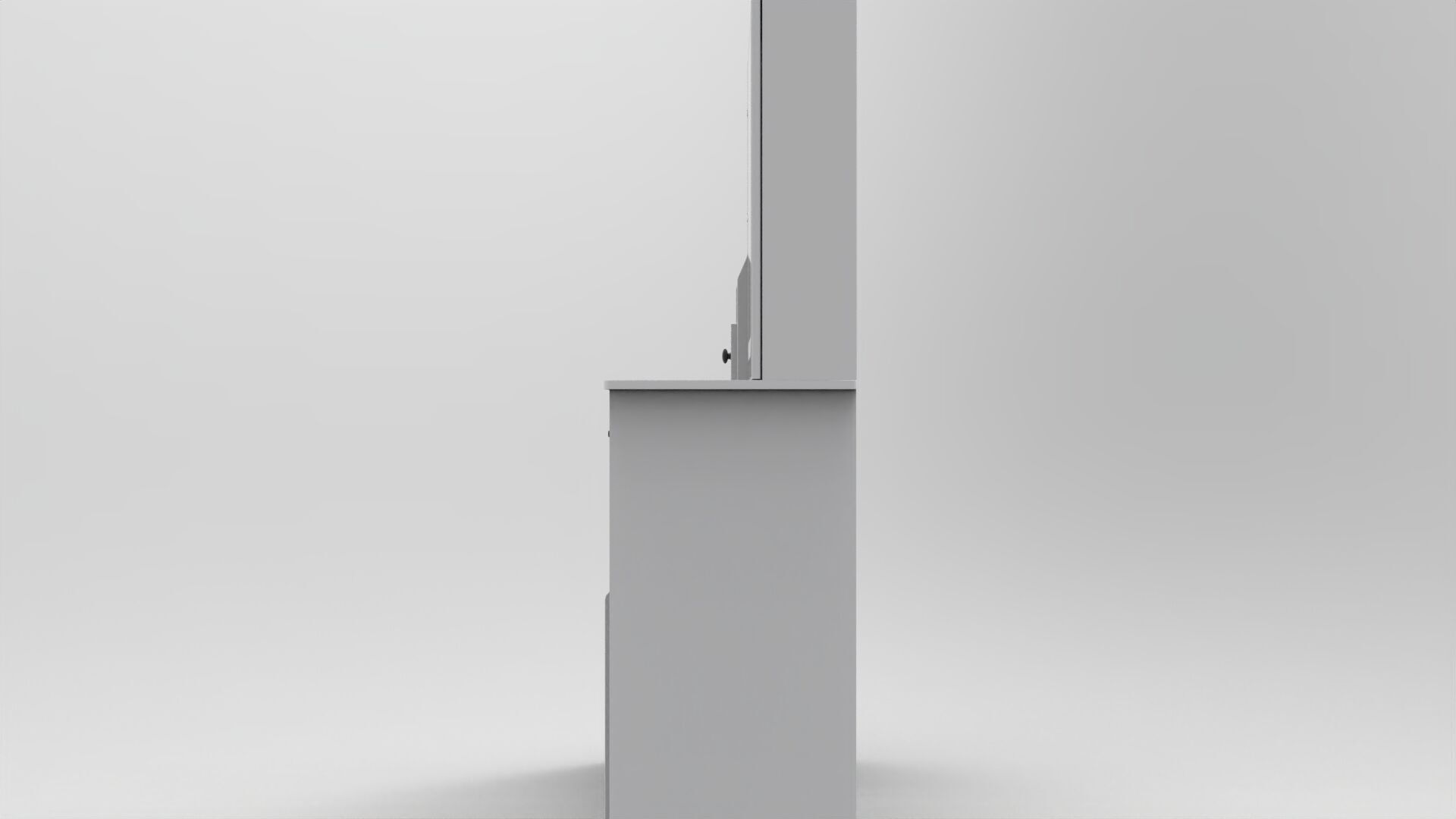 dressing table 002 Low-poly 3D model_4