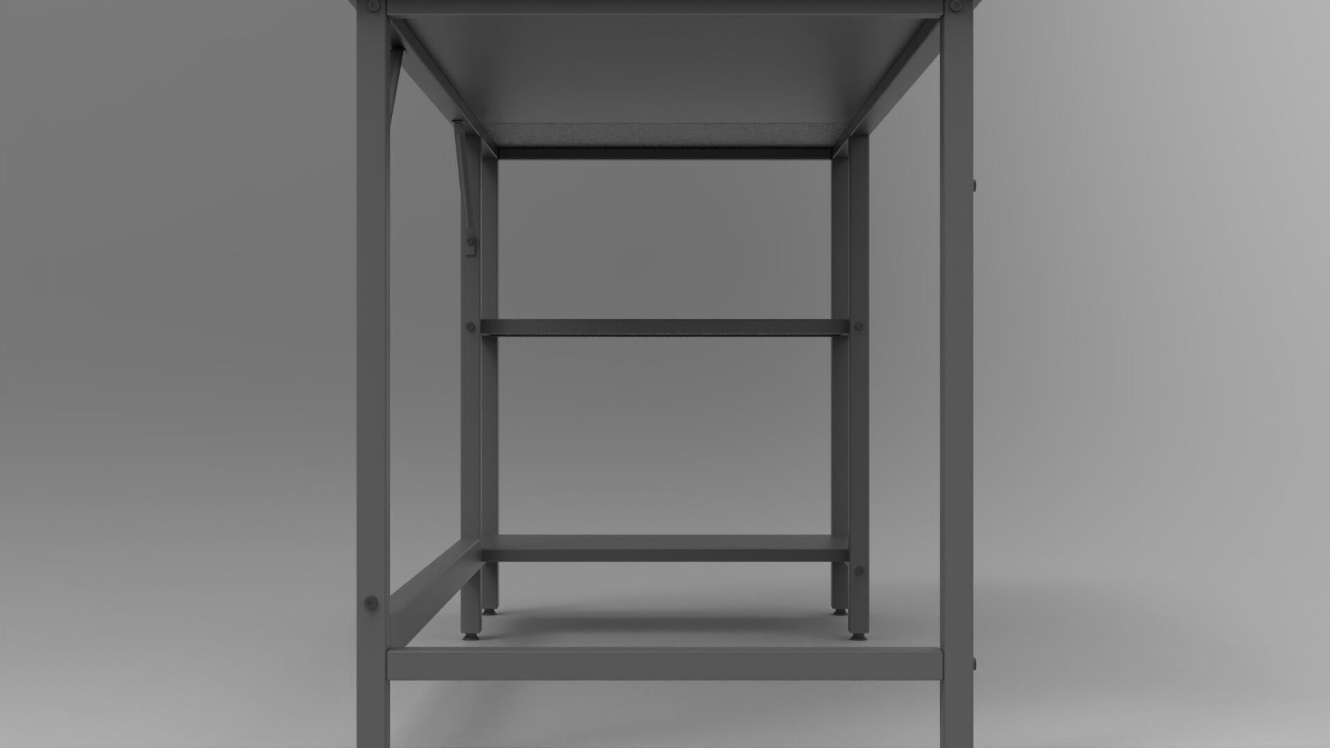 Table099 Low-poly 3D model_4