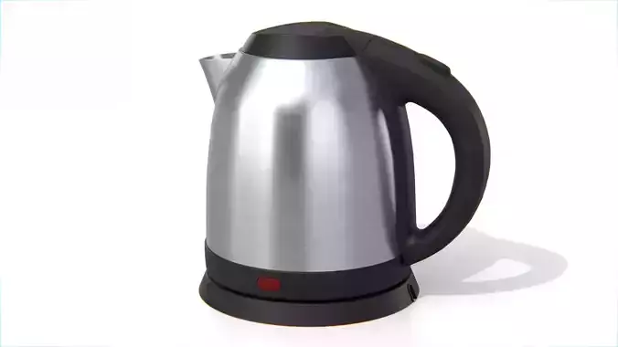 Electric Kettle Low-poly 3D model
