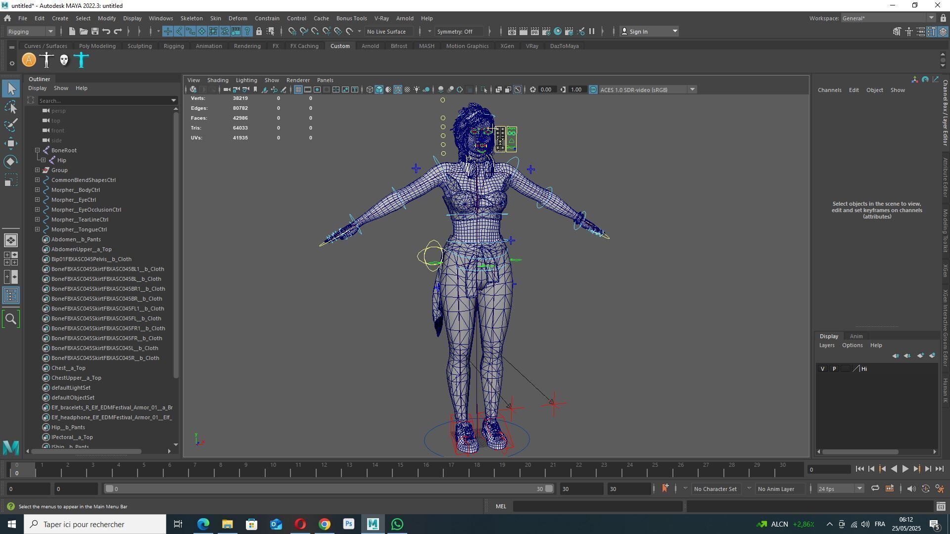 Sokor Stylized Urban Female Character Game Ready Rigged 3D Model Low-poly 3D model_18