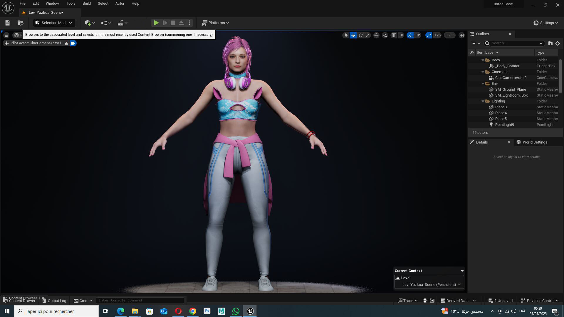 Sokor Stylized Urban Female Character Game Ready Rigged 3D Model Low-poly 3D model_26