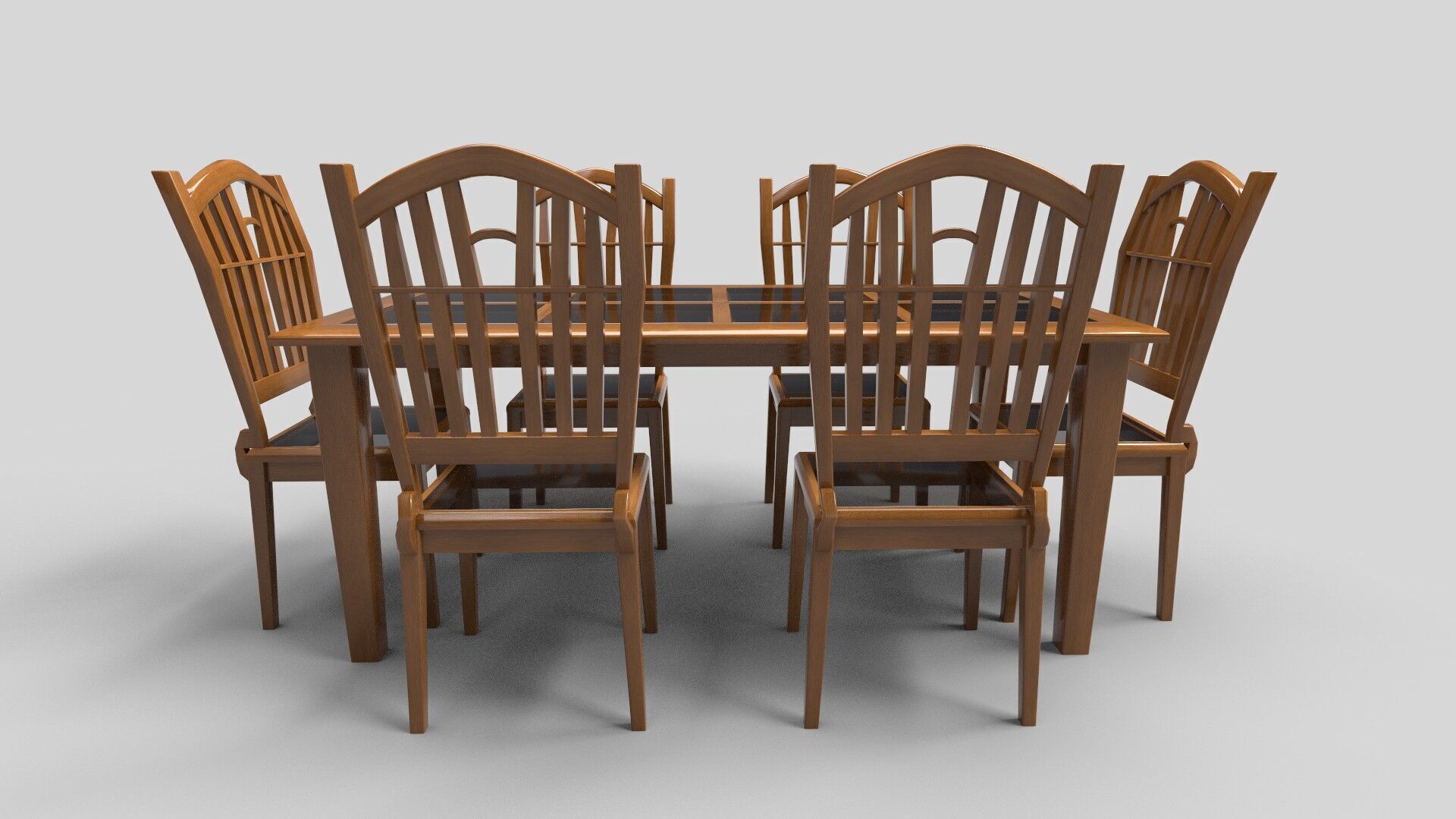 Dining set CG5 3D model_1
