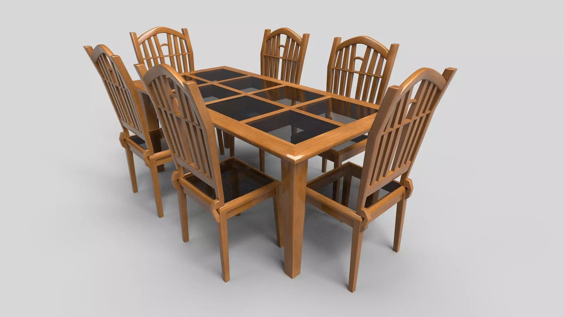 Dining set CG5 3D model_0