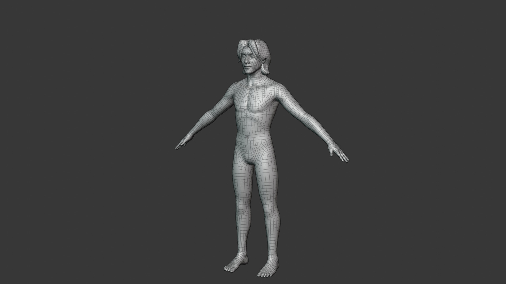 Stylized Male Body Base Mesh Pack Rigged IK FK Switch Game Ready Low-poly 3D model_24