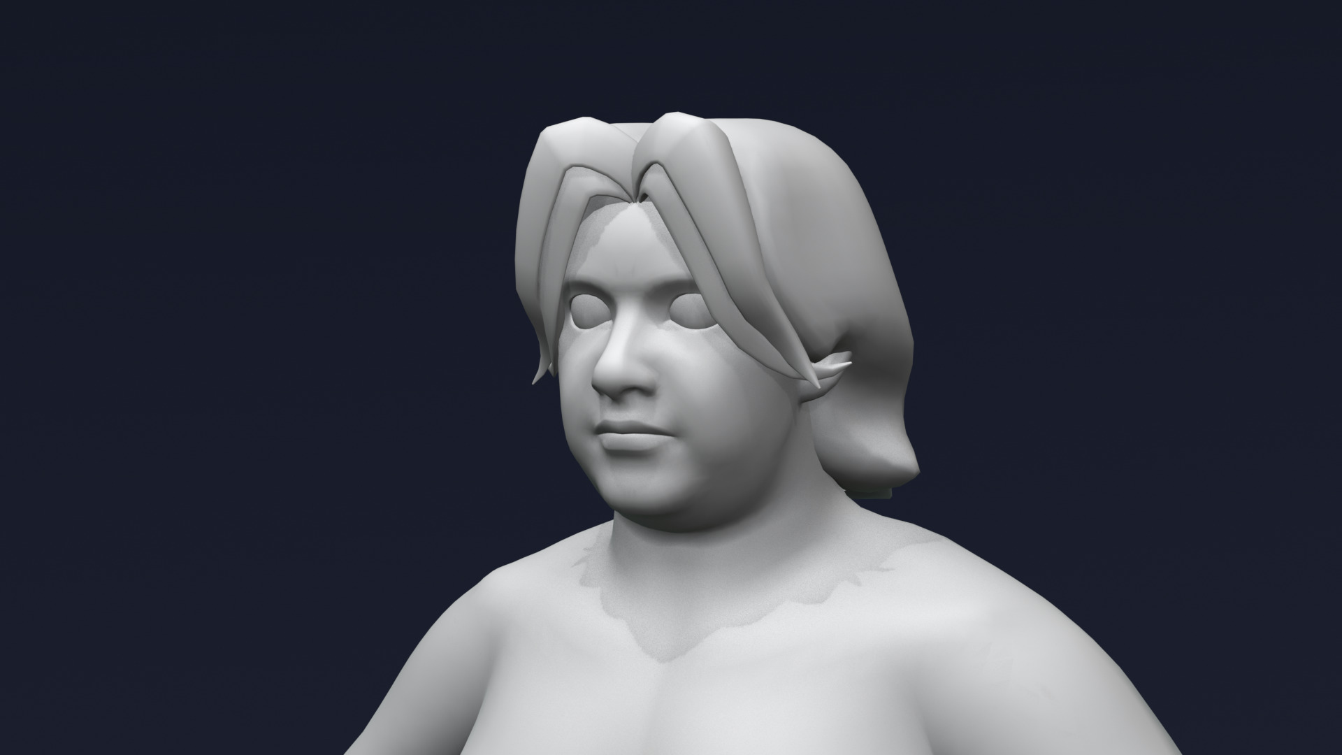 Stylized Male Body Base Mesh Pack Rigged IK FK Switch Game Ready Low-poly 3D model_61