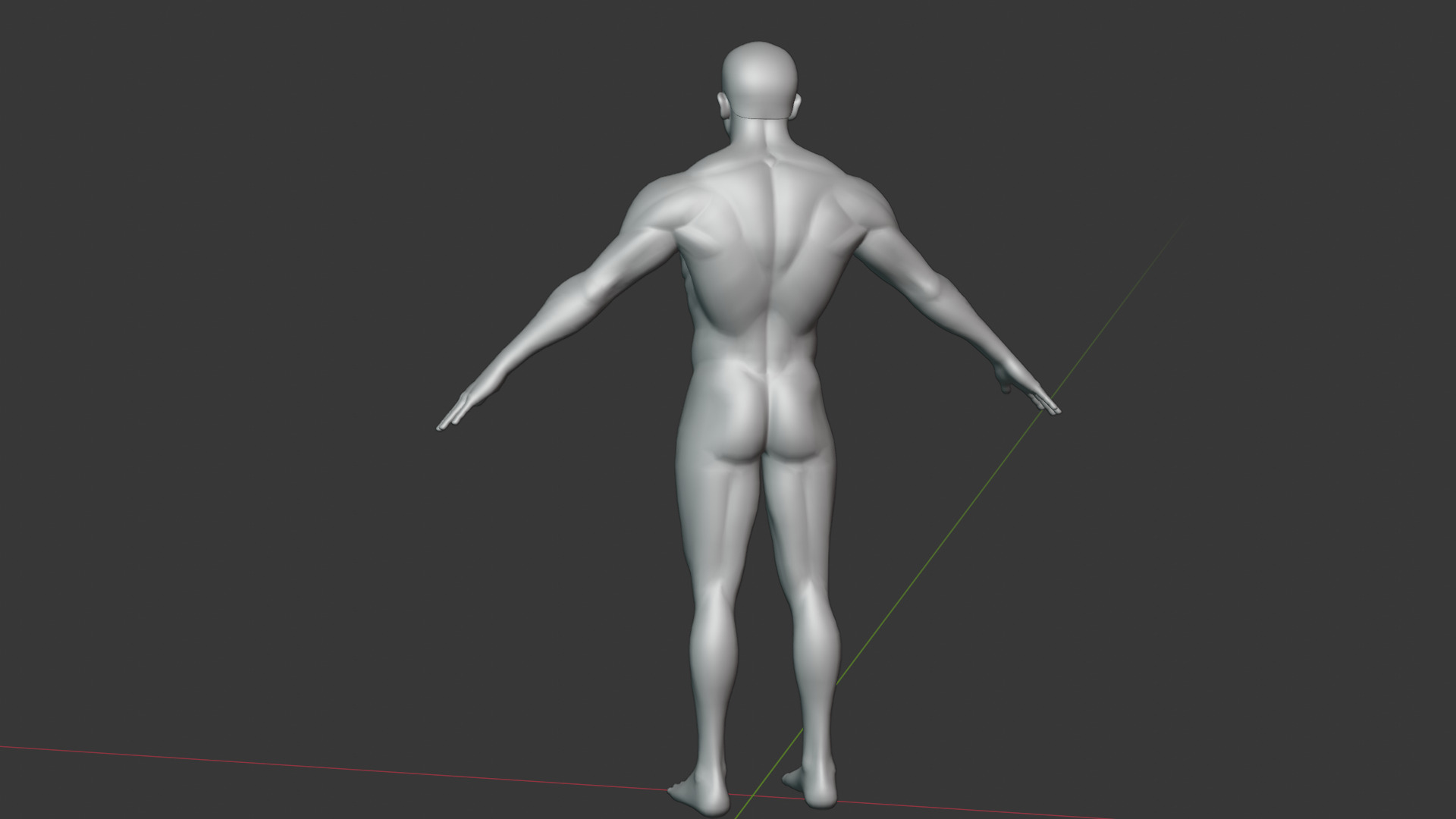 Stylized Male Body Base Mesh Pack Rigged IK FK Switch Game Ready Low-poly 3D model_46