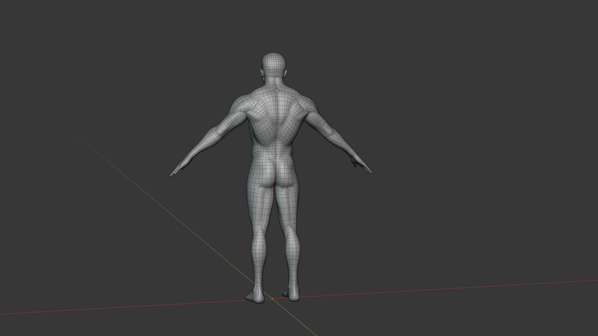 Stylized Male Body Base Mesh Variations 3D Model Collection_49