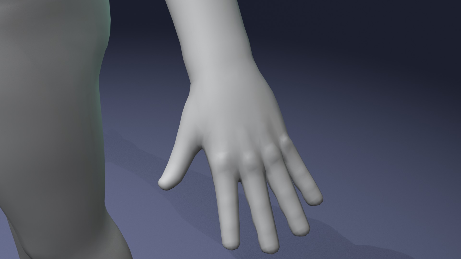 Stylized Male Body Base Mesh Variations 3D Model Collection_66