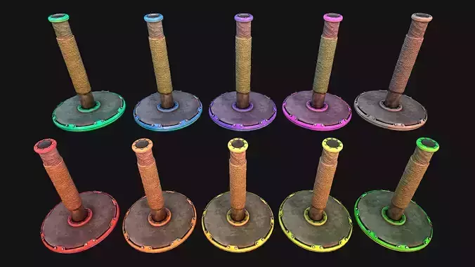 Cat Scratching Pet Post Zoo Furniture Set