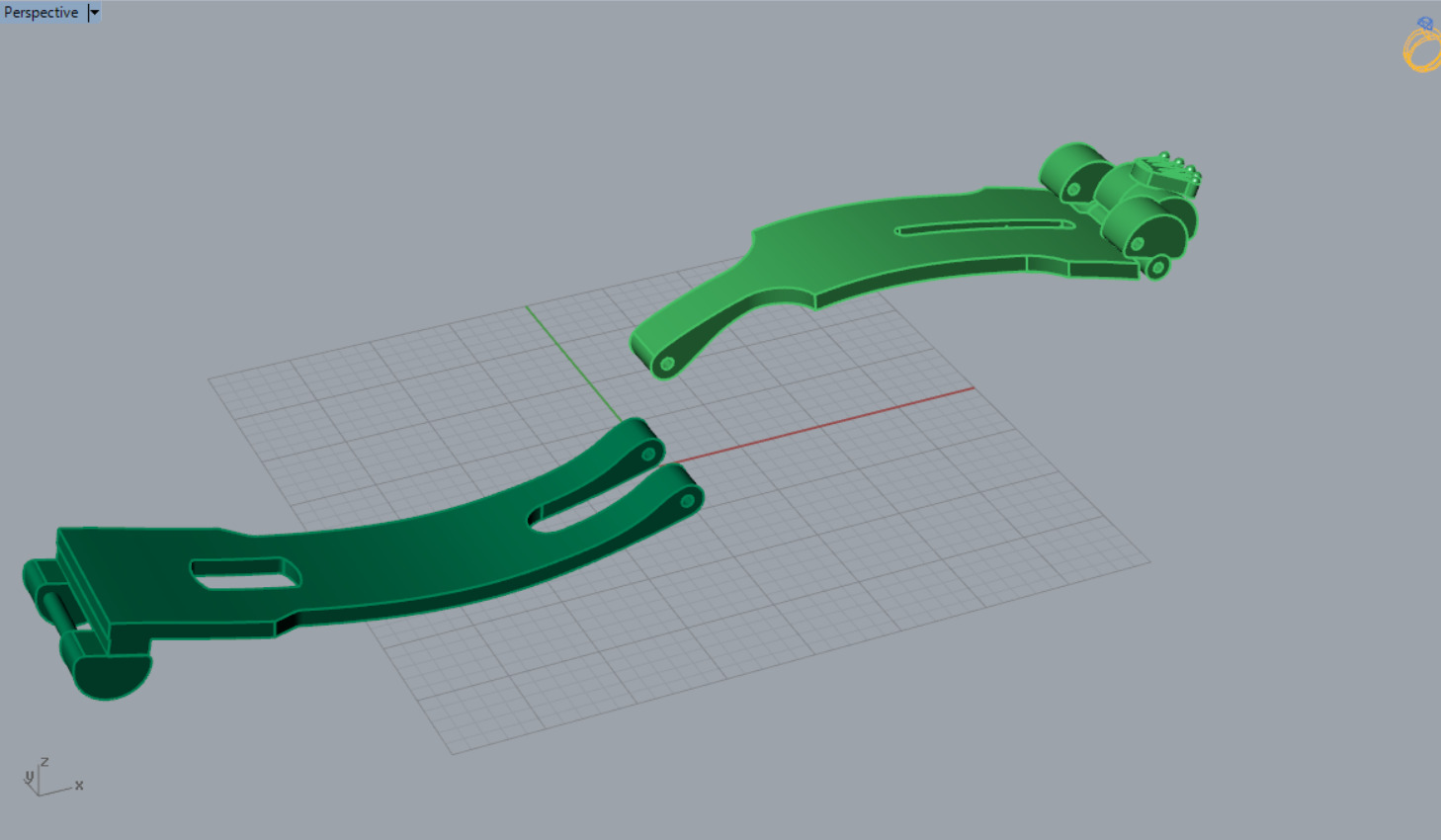 gold lock gl0007 3D print model_5