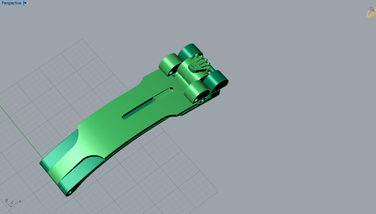 gold lock gl0007 3D print model_10