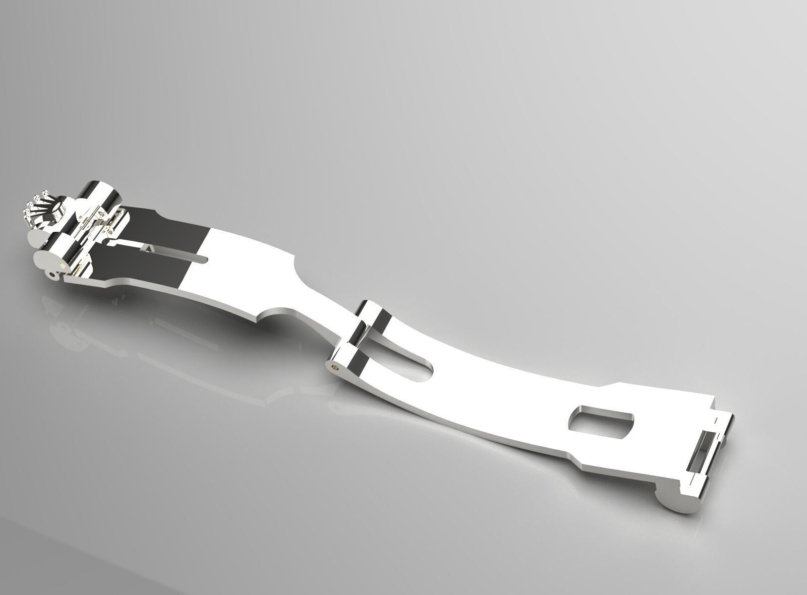 gold lock gl0007 3D print model_12