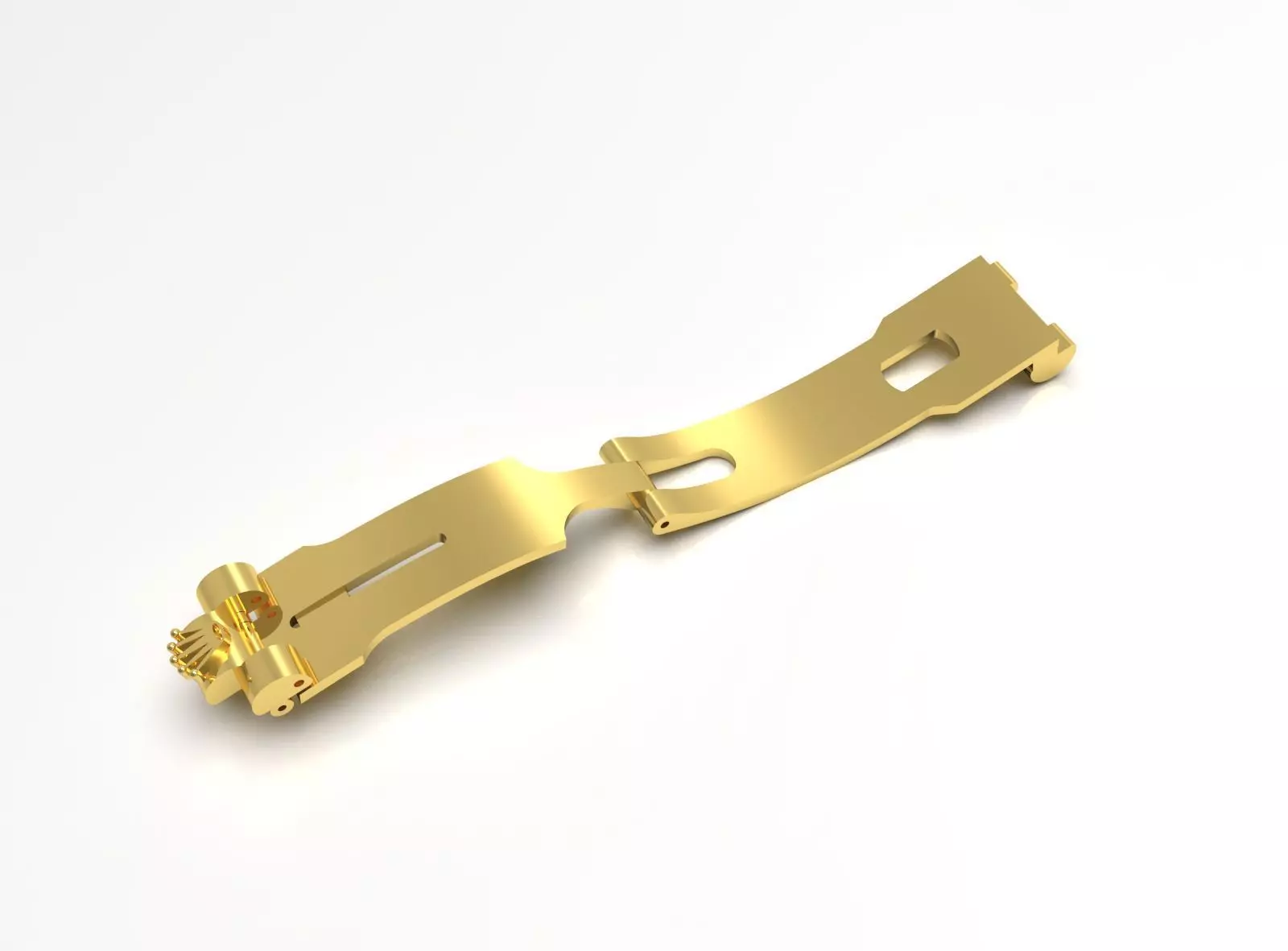gold lock gl0007 3D print model_0