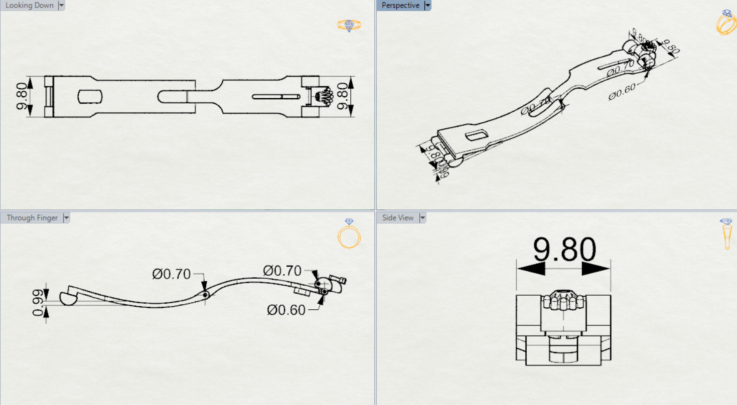 gold lock gl0007 3D print model_20